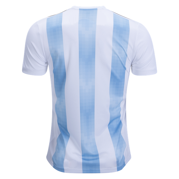 2018 World Cup Argentina Home Soccer Jersey - Click Image to Close