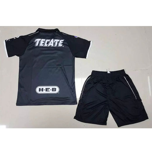 Kids Monterrey 2017-18 Third Soccer Shirt With Shorts - Click Image to Close