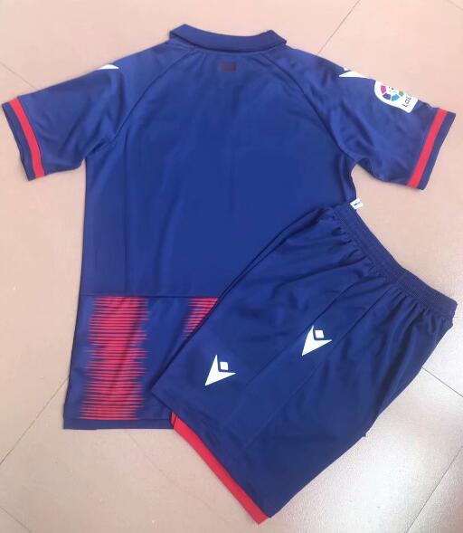 Kids Levante UD 2019-20 Home Soccer Shirt With Shorts - Click Image to Close