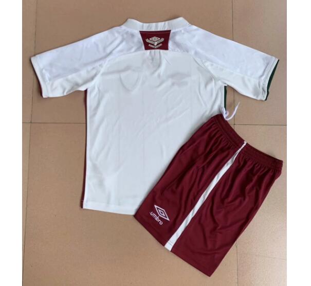 2020-21 Fluminense Kids Away Soccer Kits Shirt With Shorts - Click Image to Close
