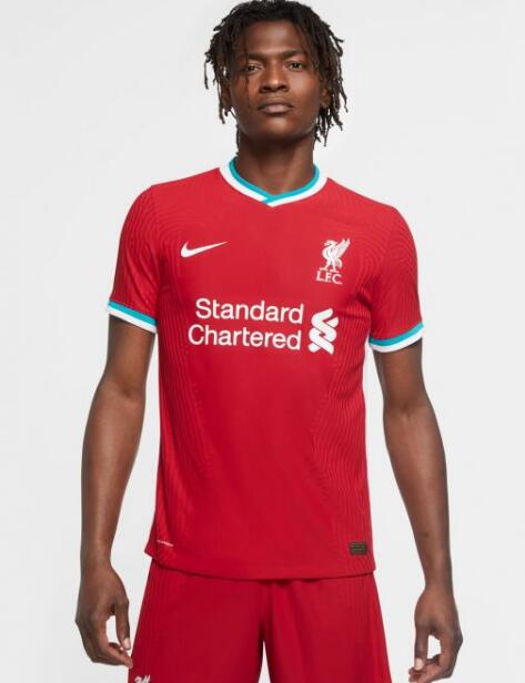 2020-21 Liverpool Home Soccer Jersey Shirt Player Version - Click Image to Close